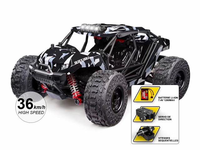 Voiture télécommandée 36KM/H - Modèle Monster Black