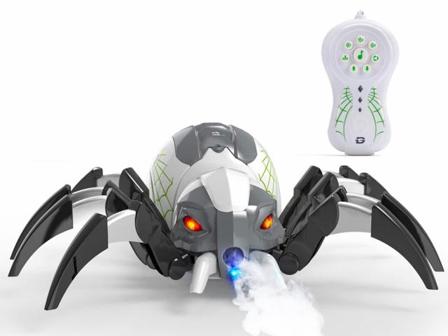 Araignée télécommandée avec jet de brume