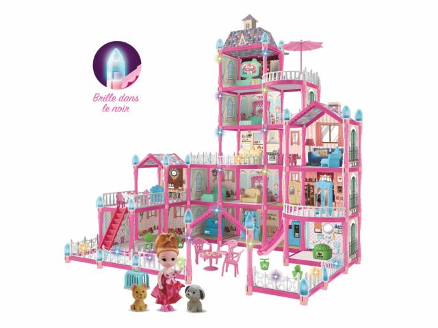 Maison de poupées 78 cm 399 pcs à assembler