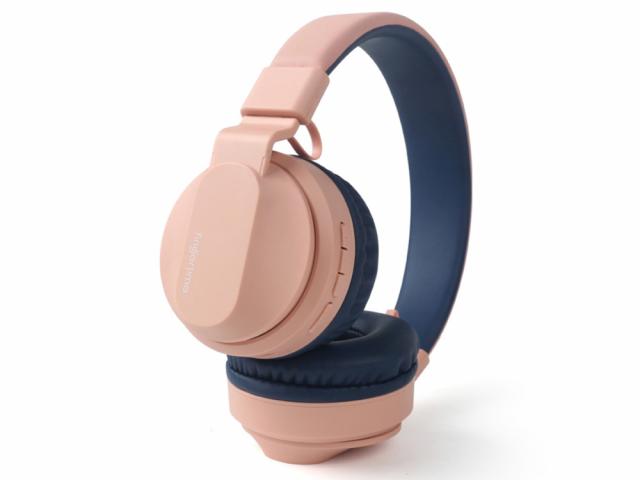 Casque audio Bluetooth avec limitateur volume - Modèle Supreme - Rose