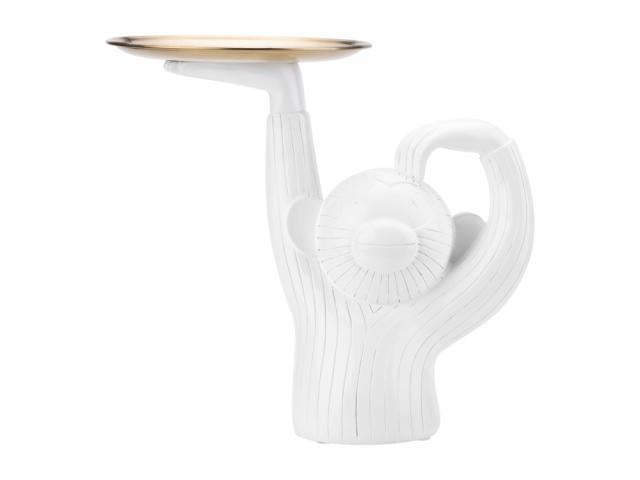 Décoration d'intérieur en résine - Modèle Crazy Monkey - Blanc