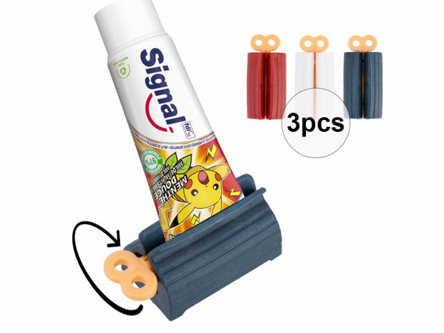 Distributeur de dentifrice - Modèle Squeeze - Lot de 3