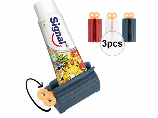 Distributeur de dentifrice - Modèle Squeeze - Lot de 3