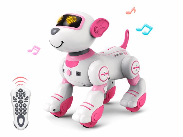 Chien télécommandé animé avec effet sonores et lumineux - Modèle Roxy