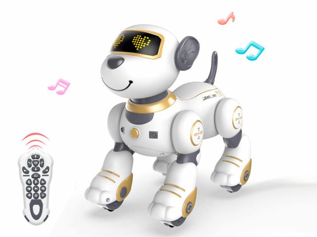 Chien télécommandé animé avec effet sonores et lumineux - Modèle Marcus