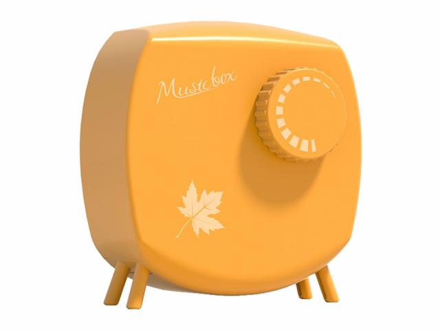Boîte à musique - Modèle Transistor - Moutarde