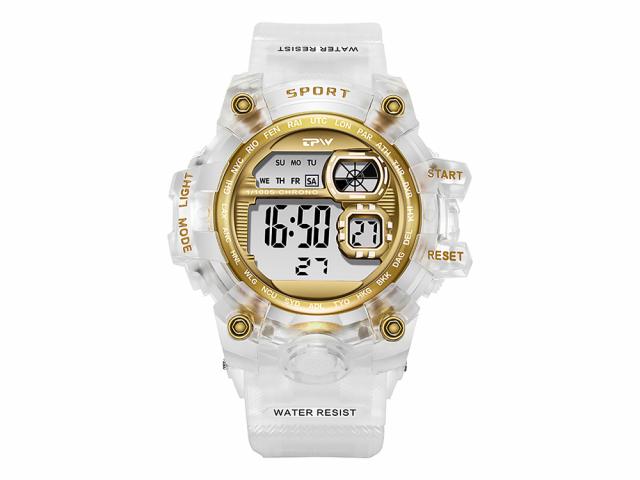 Montre ado étanche affichage digital - Modèle Chromax - Or