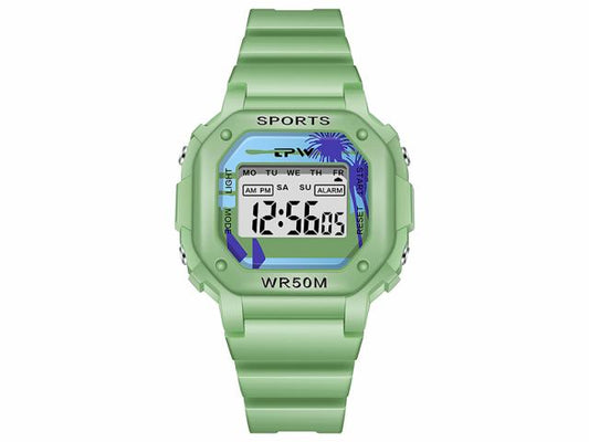 Montre enfant étanche affichage digital - Modèle Timex - Verte