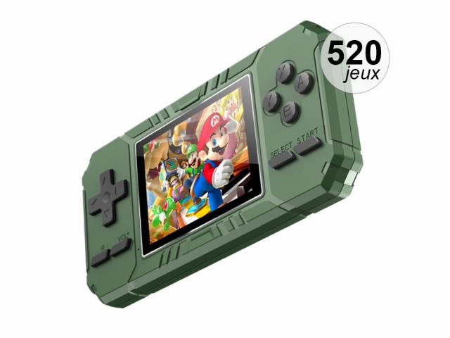 Console émulateur 520 jeux - Modèle Tank - Army