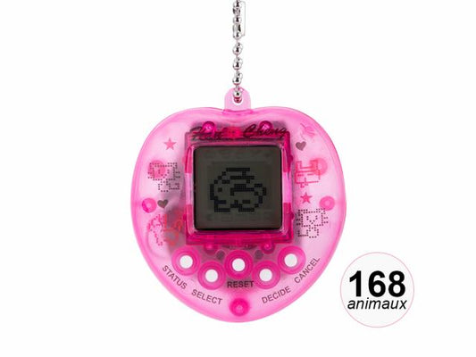 Animal électronique virtuel 168 animaux - Modèle Evolution - Rose