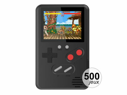 Console émulateur 500 jeux - Modèle Slim - Noir