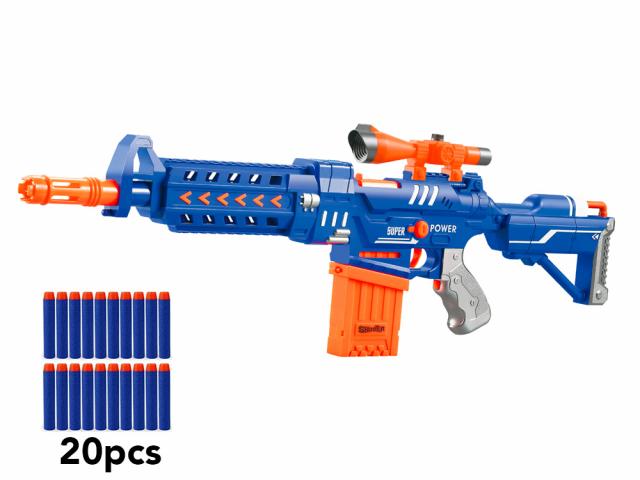Fusil d'assaut à fléchettes en mousse - Modèle Platoon