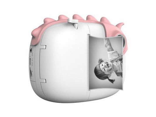 Appareil photo Wifi numérique enfant avec impression instantanée - Modèle Dragon - Rose