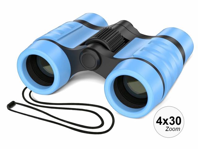 Jumelles compactes Zoom 4x30 - Modèle Exploria - Coloris Bleu