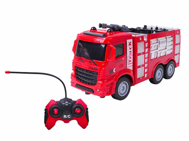 Camion de pompier télécommandé avec effets lumineux