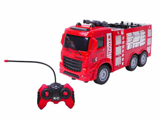 Camion de pompier télécommandé avec effets lumineux