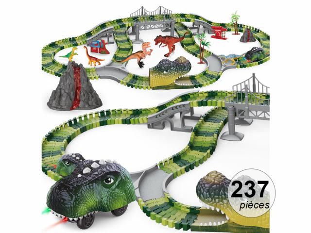 Circuit électrique modulable - Univers Jurassic - 237pcs