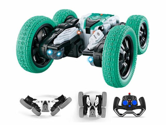 Véhicule télécommandé 4x4 2.4Ghz rotatif 360°- Vert