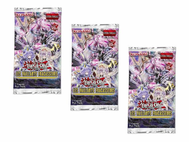 Yu-Gi-Oh! - 3 Boosters - Les Vaillants Fracasseurs
