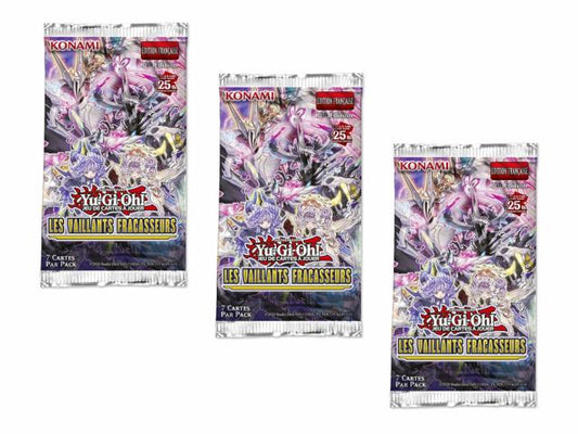 Yu-Gi-Oh! - 3 Boosters - Les Vaillants Fracasseurs