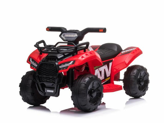 Quad électrique 6V avec effets sonores et lumineux - Coloris Rouge