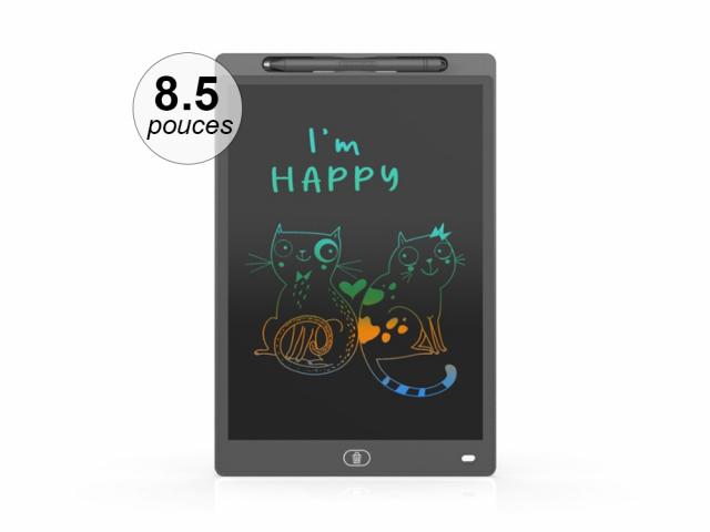 Tablette graphique LCD 8,5 pouces couleur - Coloris Noir