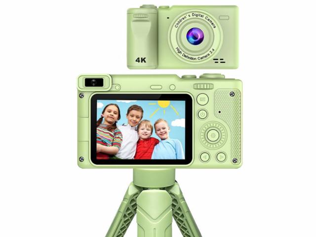 Appareil photo numérique avec trépied - Modèle Insteen - Coloris Vert
