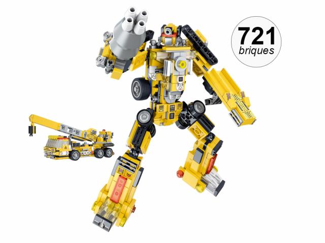 Jeu de construction 10 en 1 - 721 briques