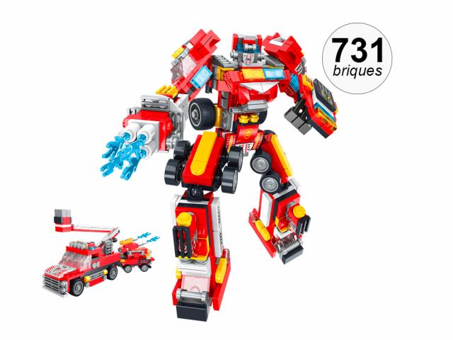 Jeu de construction 10 en 1 - 731 briques