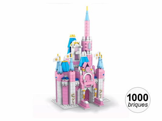 Jeu de construction 6 en 1 - Thème Princesse - 1000 briques