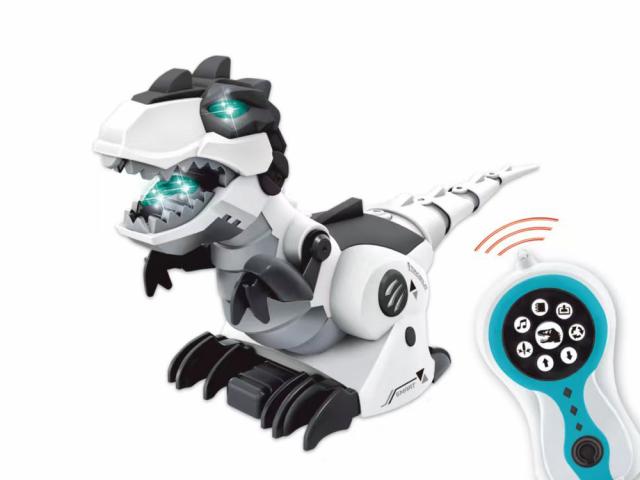 Dinosaure télécommandé avec effets sonores et lumineux