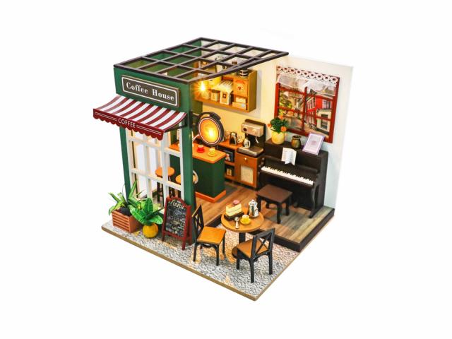 Maquette à assembler DIY - Modèle Coffee House