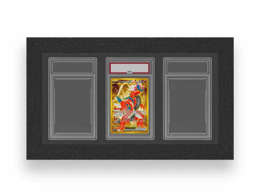 Cadre de présentation pour cartes gradées PSA - 3 emplacements