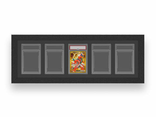 Cadre de présentation pour cartes gradées PSA - 5 emplacements