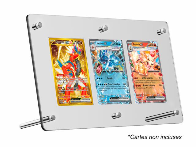 Présentoir 3 cartes en acrylique