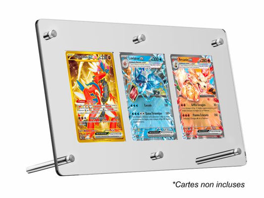 Présentoir 3 cartes en acrylique