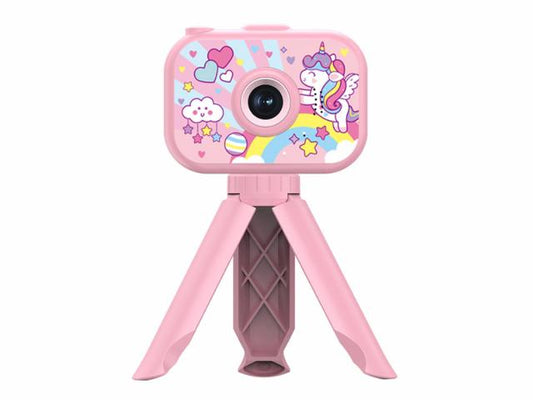 Appareil photo numérique enfant avec trépied - Modèle Flexy - Coloris Rose