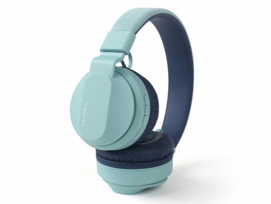 Casque audio Bluetooth avec limitateur volume - Modèle Supreme - Bleu