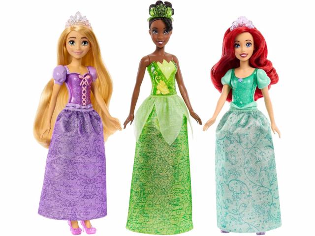 Mattel Disney Princess - Coffret 3 princesses avec décors