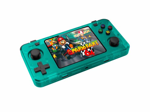 Console émulateur 15000 jeux HD 64 GB 3,5 pouces - Modèle ProX2 - Coloris Vert