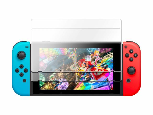 Lot de 2 films de protection pour Nintendo Switch