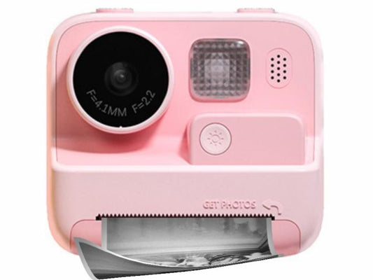 Appareil photo numérique enfant avec impression instantanée - Modèle PolaroKid - Rose